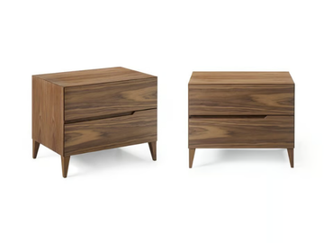 LEONARDO L123 - Walnut bedside table by Arte Brotto - view 2
